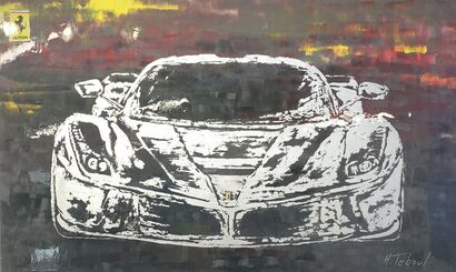 Supercar Ferrari 1 - a Paint Artowrk by Herve Teboul